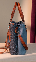 Trinity Ranch Concho Collection Tote/Crossbody - Jean