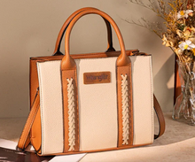 Wrangler Whipstitch Tote/Crossbody - Tan