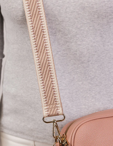 Kiki Webbing Bag Strap - Blush