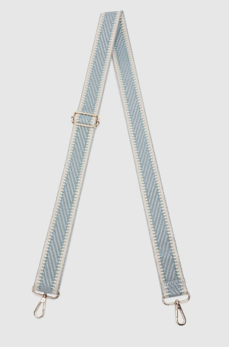 Kiki Webbing Bag Strap - Dusty Blue