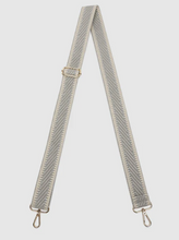 Kiki Webbing Bag Strap - Light Grey
