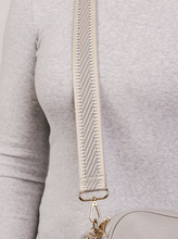 Kiki Webbing Bag Strap - Light Grey