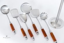 Black Wattle Utensil Set - 6 Pc