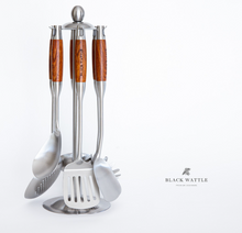 Black Wattle Utensil Set - 6 Pc