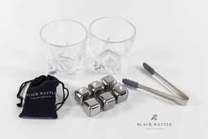 Black Wattle Deluxe Liquor Glass Set Boxed