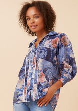 Jonty Floral Blouse - Multi Blue