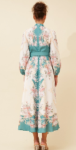 Presley Floral Maxi Dress - Multi Green
