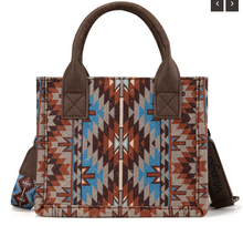 Wrangler Southwestern Mini Tote/Crossbody - Coffee