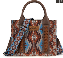 Wrangler Southwestern Mini Tote/Crossbody - Coffee