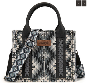 Wrangler Southwestern Mini Tote/Crossbody - Black