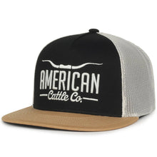 Longhorn Hat - White & Gold