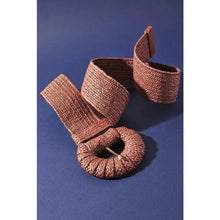 (Best) WRAPPED HALFMOON ELASTIC STRAW BELT