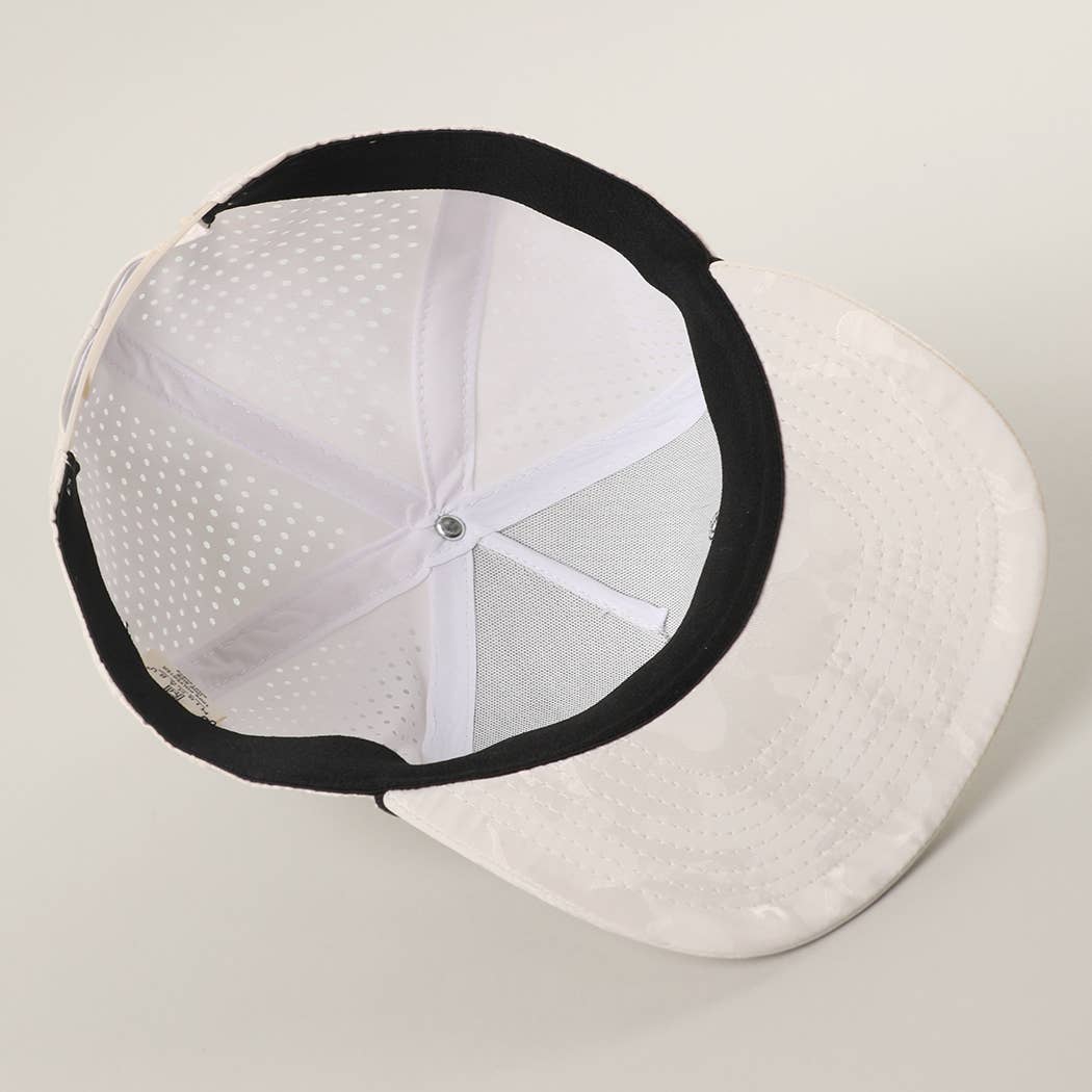 Howdy Embroidered White Camo Rope Strap Trucker Hat: LT GREY-LT GREY