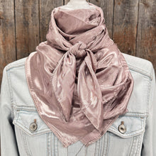 35X35" Tan Jacquard Wild Rag / Scarf WR4006