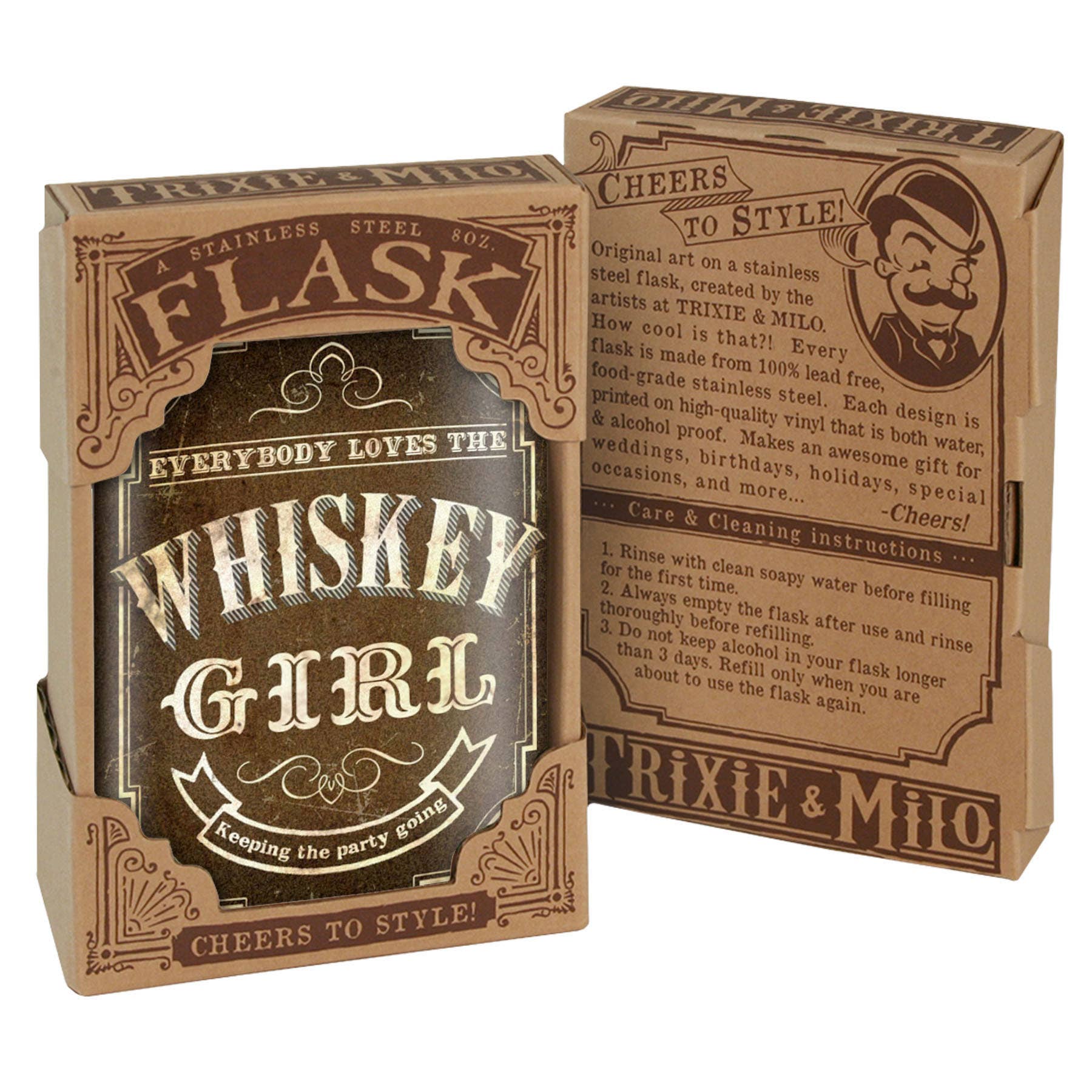 Flask - Whiskey Girl