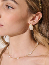 Dainty Pearl Trio 18K Gold Plated Necklace