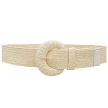 (Best) WRAPPED HALFMOON ELASTIC STRAW BELT