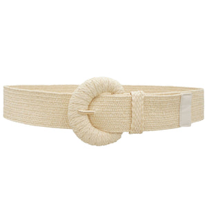 (Best) WRAPPED HALFMOON ELASTIC STRAW BELT