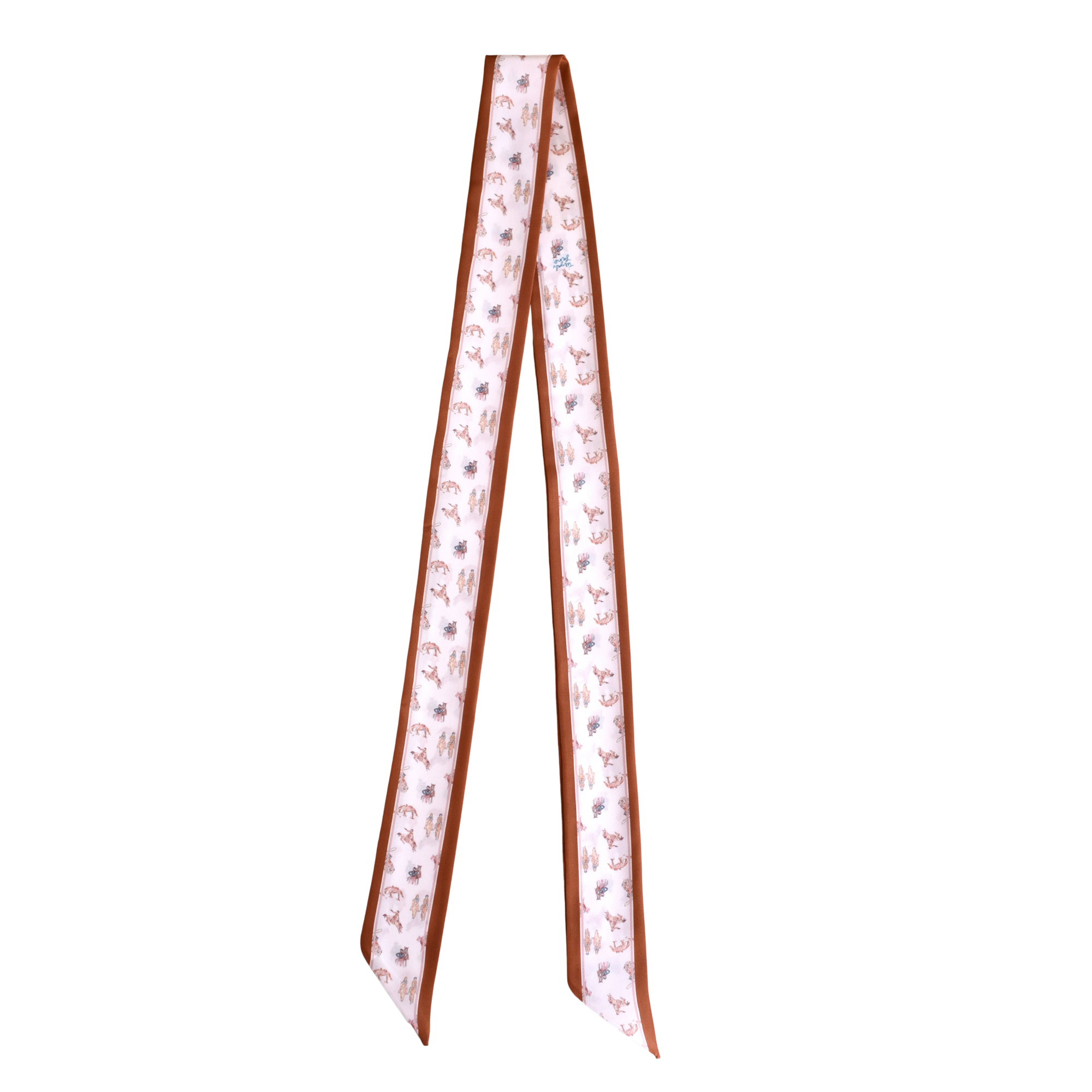 Saddle Club Western Twilly Scarf: Equestrian Cowgirl Silky Chiffon Hair &amp; Neck Scarf