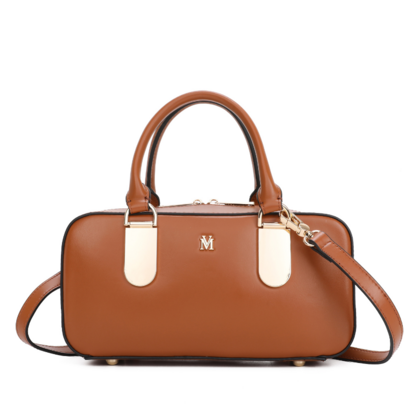 Jade Brown Vera May Vegan Leather Handbag