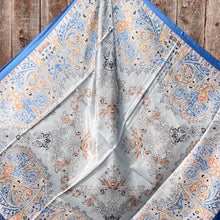 Wild Rag - 35X35"  Blue Floral