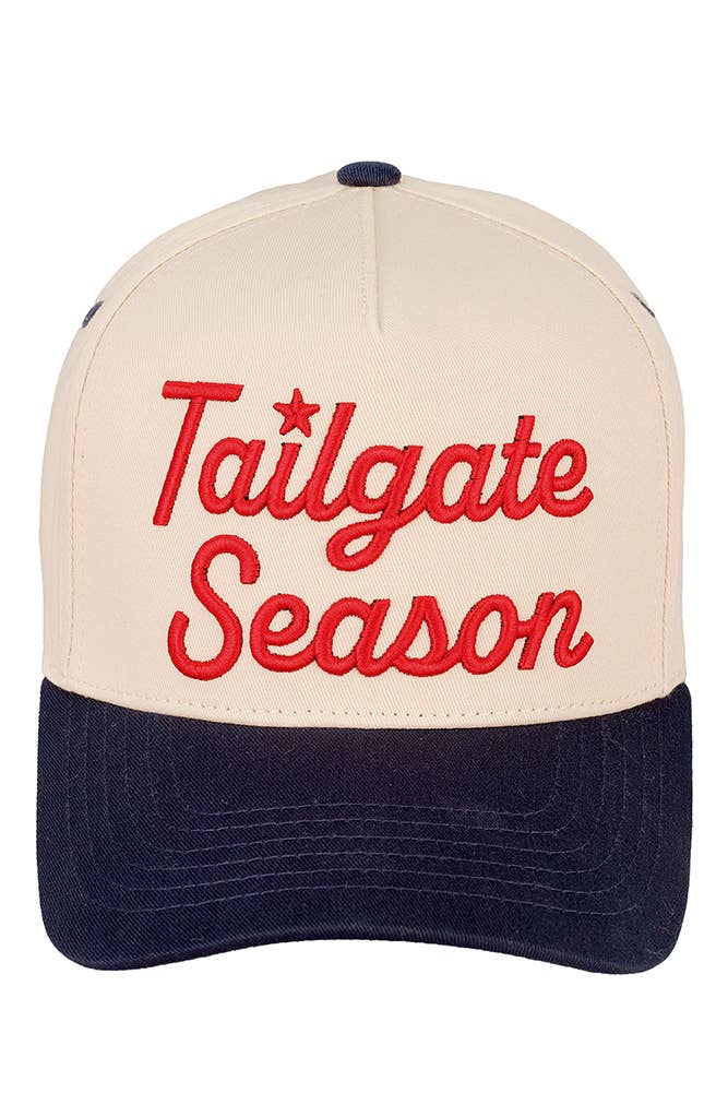 TAILGATE SEASON Embroidered Trucker Cap
