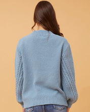 Rynlee Cable Knit Jumper - Pale Blue