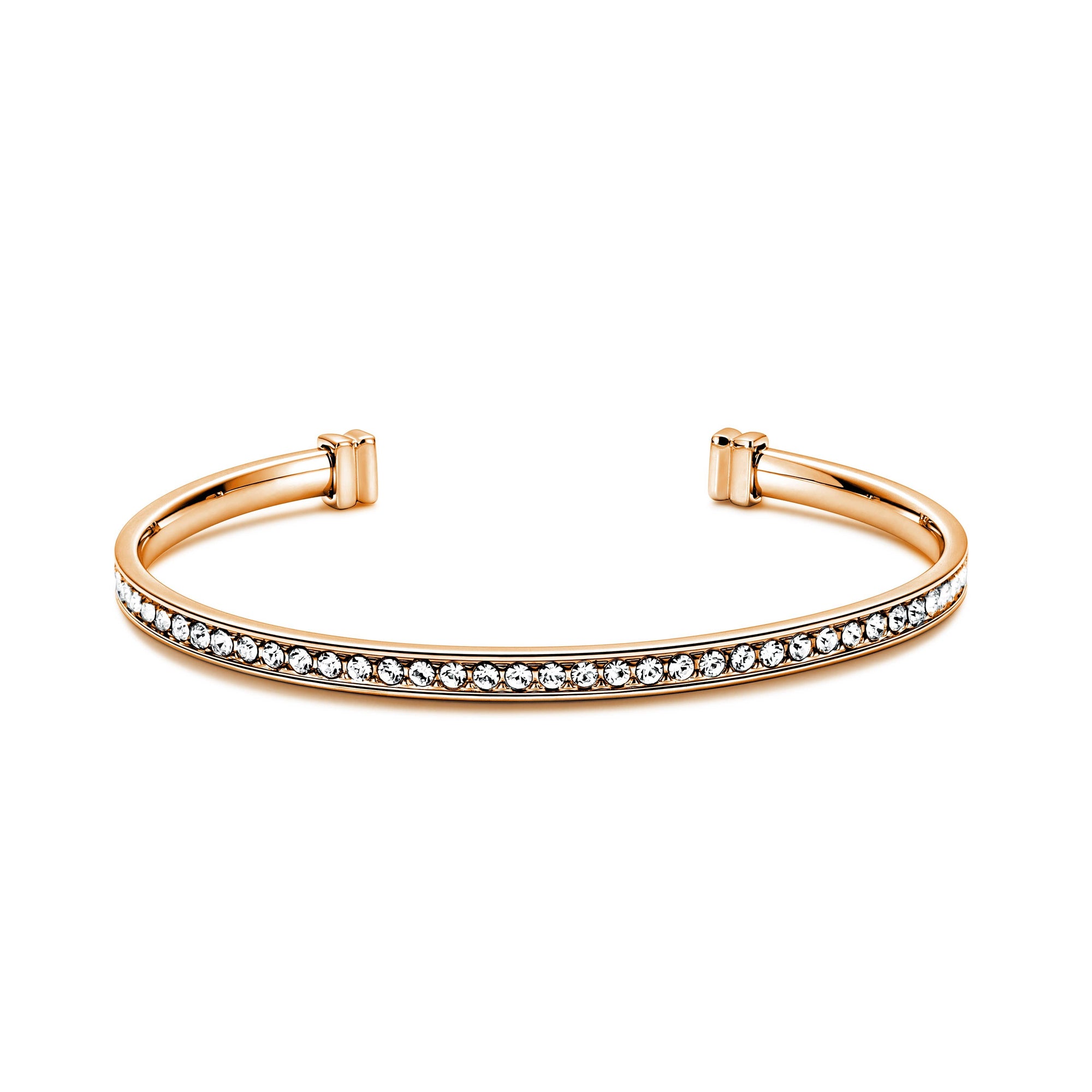 Eternity Metro Statement Open Bangle with Austrian