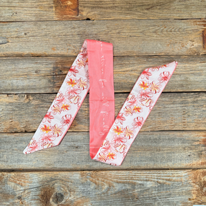 Wild Rag - Pink Western Skinny Mini Scarf / Cowgirl Necktie