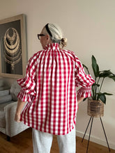 Gingham Top - 914 - Red