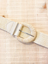 Astrid Straw Woven Stretchy Belt
