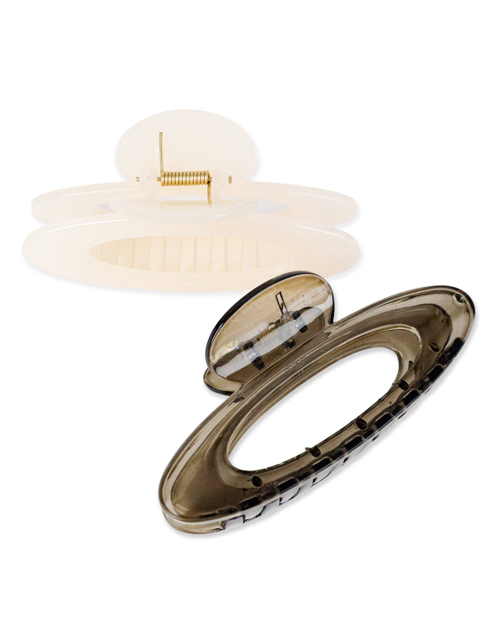 Rue Oval Hair Claw Clips (2col)