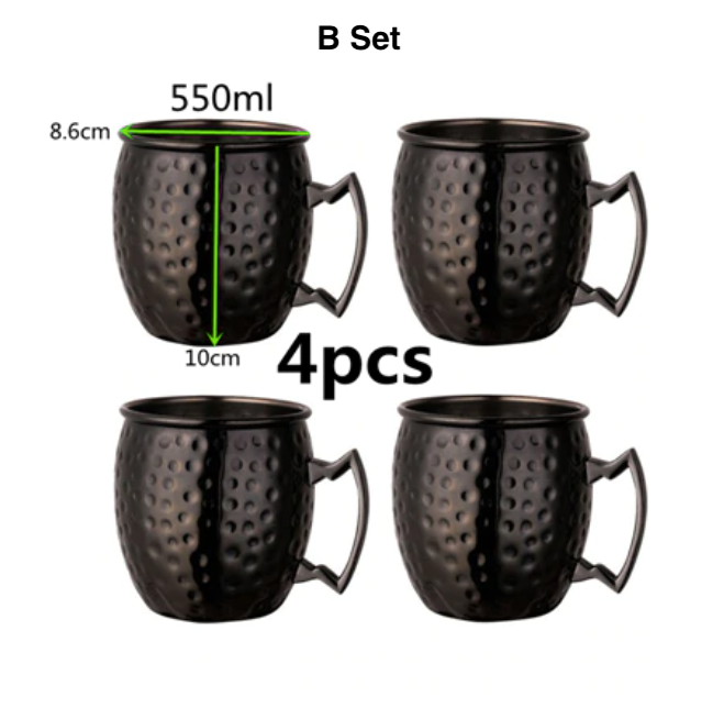 4pcs 550ml Moscow Mule Mug