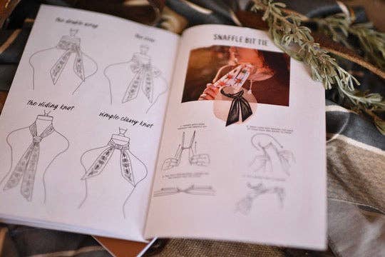 Physical Wild Rag Scarf Tying Guide by Tirzah Lane