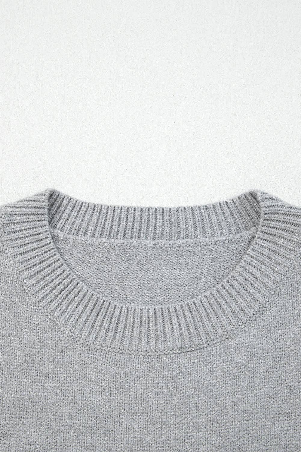 Western See You Cowboy Embroidered Stripe Cuff Sweater