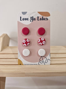 Olivia Triple Stud Packs: Pumpkin Mix / Floral