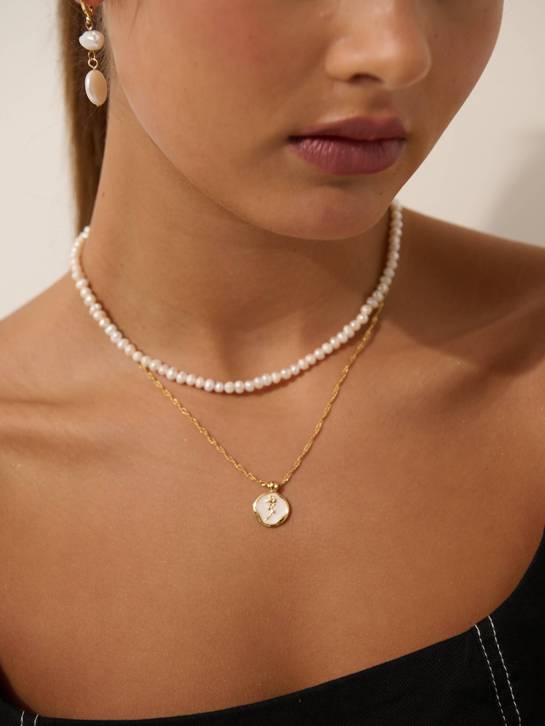 Freshwater Pearl Gold Plated Choker
