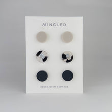 Set of 3 Studs - 15mm round studs trio pack No. 4