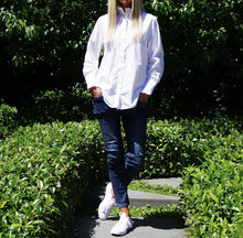 Lottie White Cotton Poplin Ladies Shirt