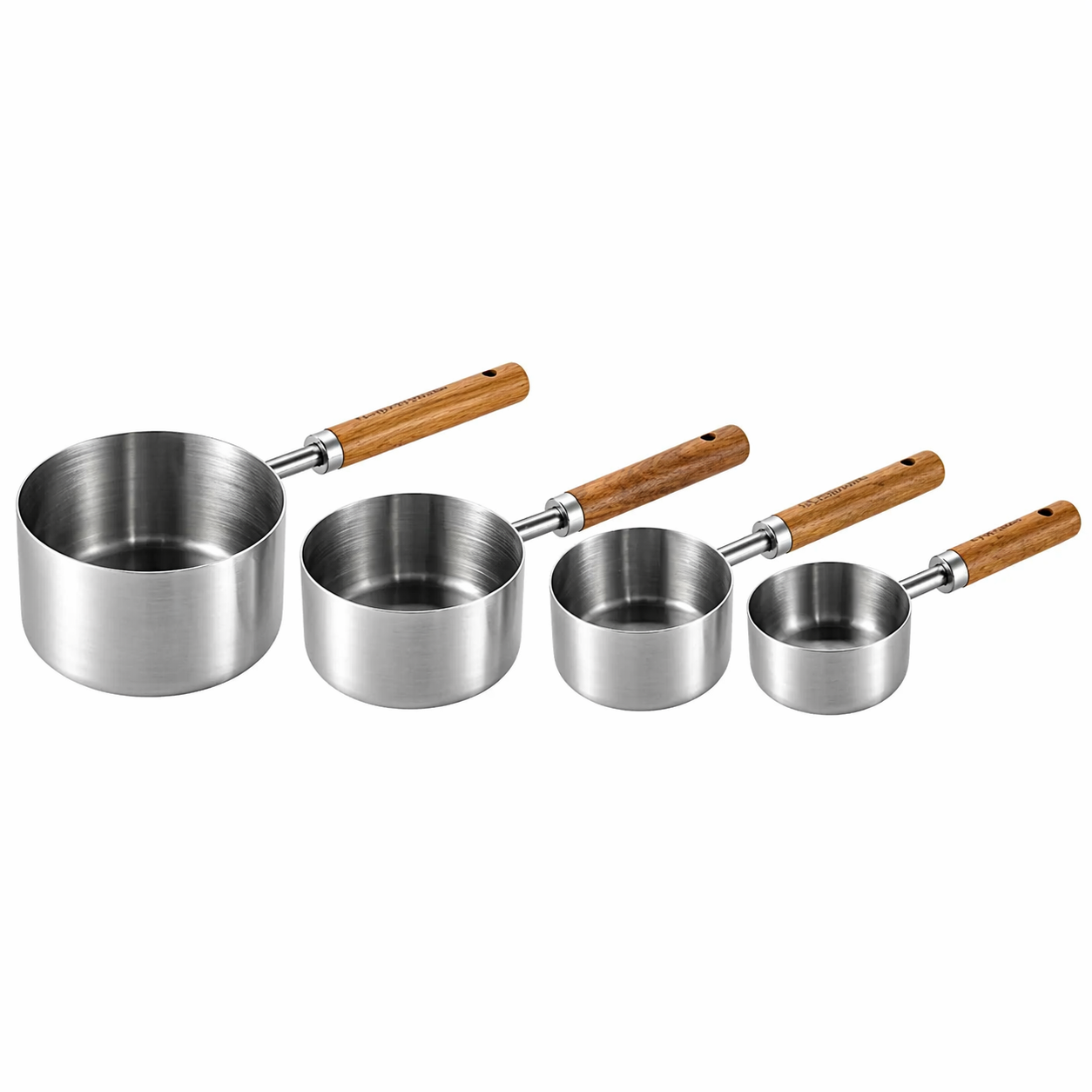 Silver Stainless Steel Measuring Cups