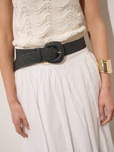 Eudice Point Buckle Straw Belt