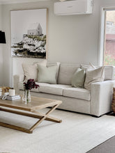 Pure French Linen Euro Cushion - Gingham