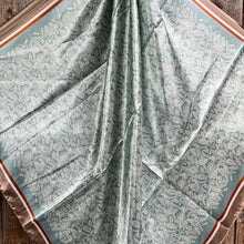 Wild Rag - 35X35" Seafoam & Cream Paisley Scarf