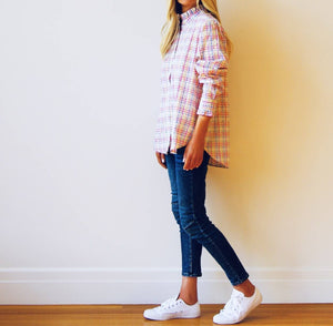 Maple Multi Check Cotton Mix Shirt