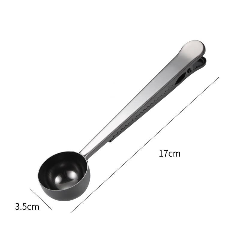 Stainless Steel Coffee Spoon with Bag Clip