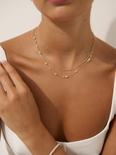 Mini Pearl Layered 18K Gold Plated Necklace