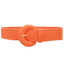 (Best) WRAPPED HALFMOON ELASTIC STRAW BELT