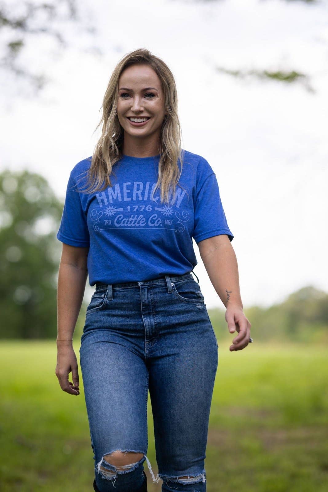 Western Tee: Sage / LG