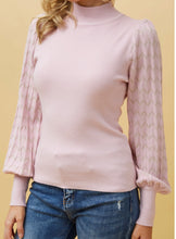 HOSANNA BALLOON SLEEVE KNIT JUMPER