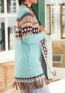 Long knit cardigan-SW1156